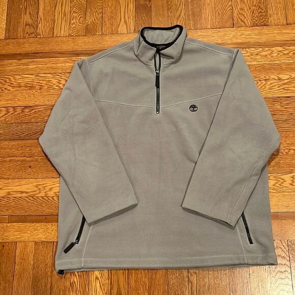 Timberland three‎ quarter zip fleece jacket - Picture 1 of 4
